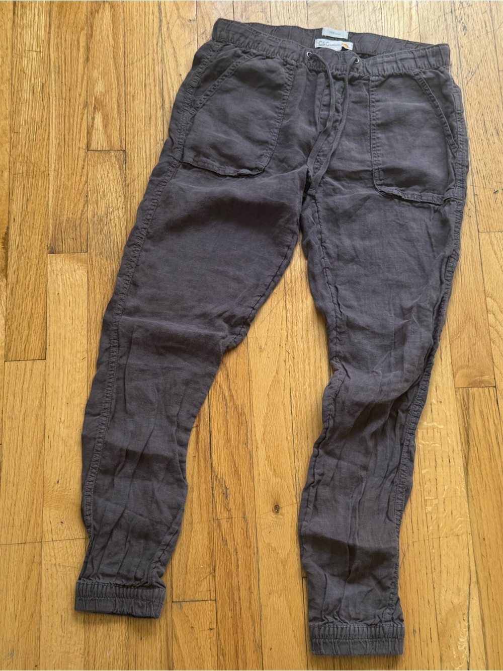 C&C California Charcoal Drawstring Joggers